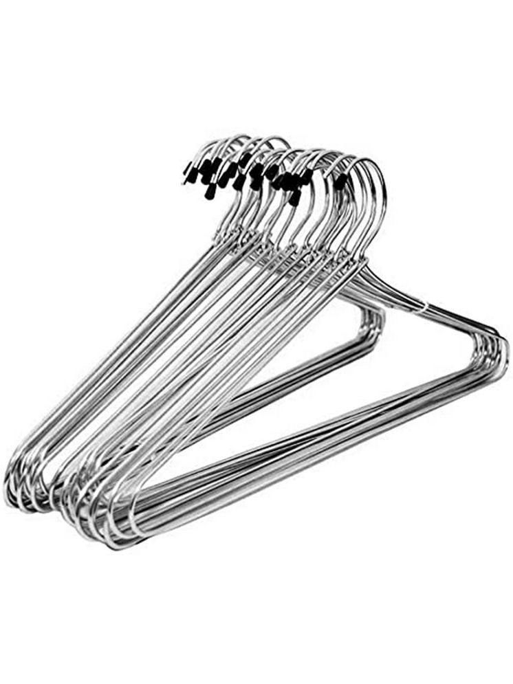     			Green Tales Stainless Steel Standard Clothes Hangers ( Pack of 12 )