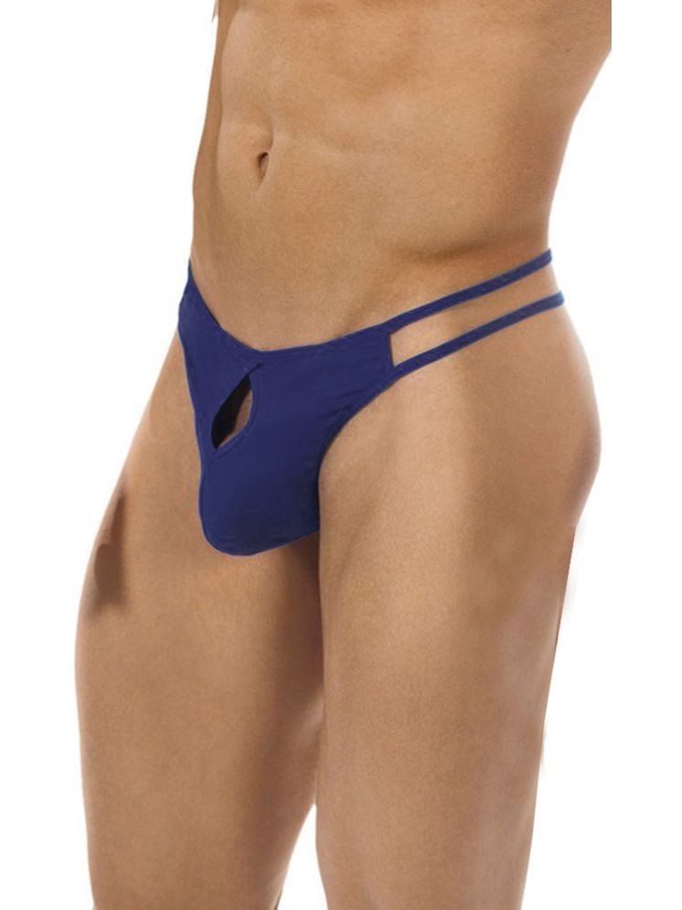     			Intimate Pack of 1 Microfibre G-String For Men's ( Navy Blue )