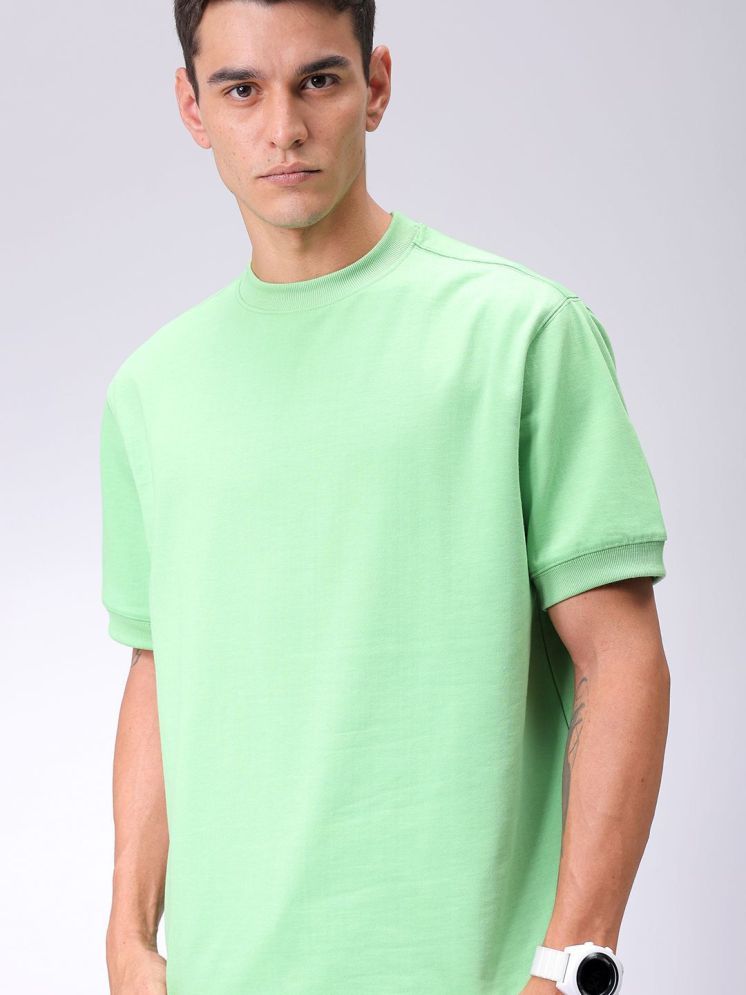     			The Indian Garage Co. Polyester Round Neck Men's Sweatshirt - Green ( Pack of 1 )