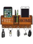 montak Brown Wood Key Holder - Pack of 1