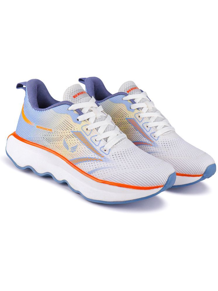     			Bersache Men running shoe  Light Blue Men's Sports Running Shoes