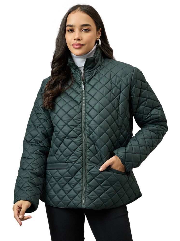     			Club York - Polyester Green Puffer