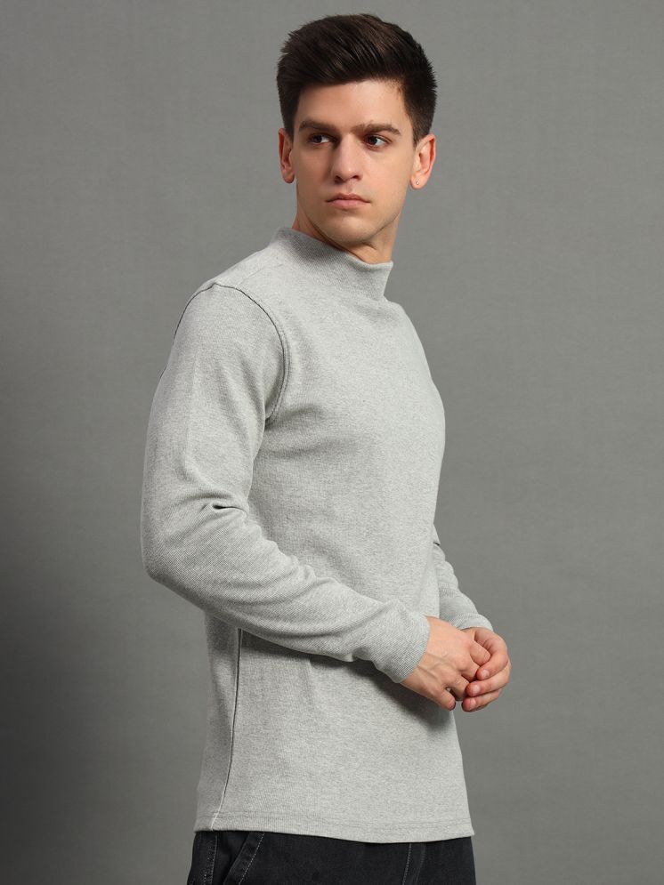     			GET GOLF Cotton High Neck Men's Sweatshirt - Grey ( Pack of 1 )