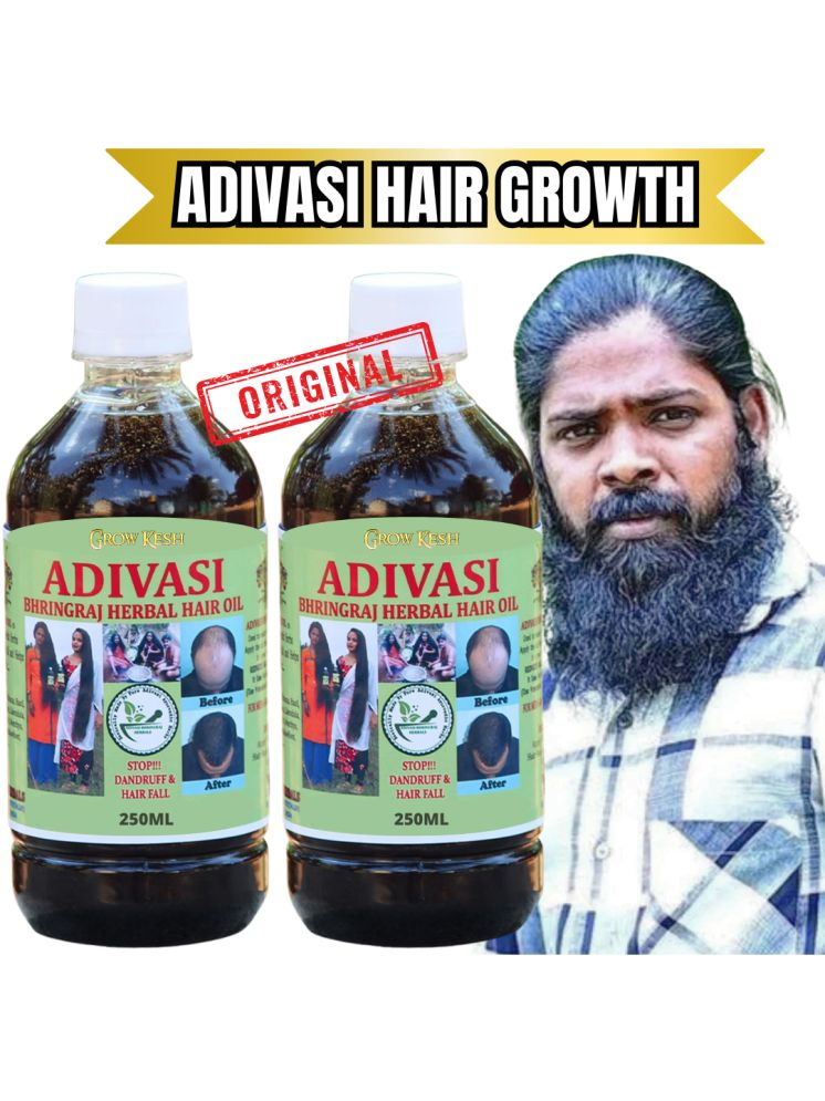     			Growkesh Anti Hair Fall Bhringraj Oil 500 ml ( Pack of 2 )