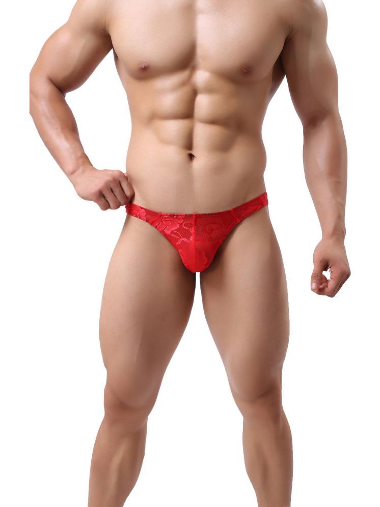     			Intimate Pack of 1 Microfibre G-String For Men's ( Red )