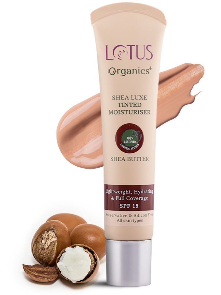     			Lotus Organics+ Moisturizer All Skin Type Fruit ( M3 Dark Beige, 40 gm )