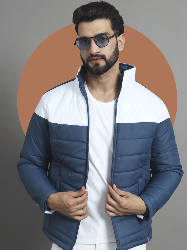     			Nuovo Polyester Blend Men's Casual Jacket - Navy Blue ( Pack of 1 )