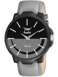 Hala Light Grey Leather Analog Men's Watch