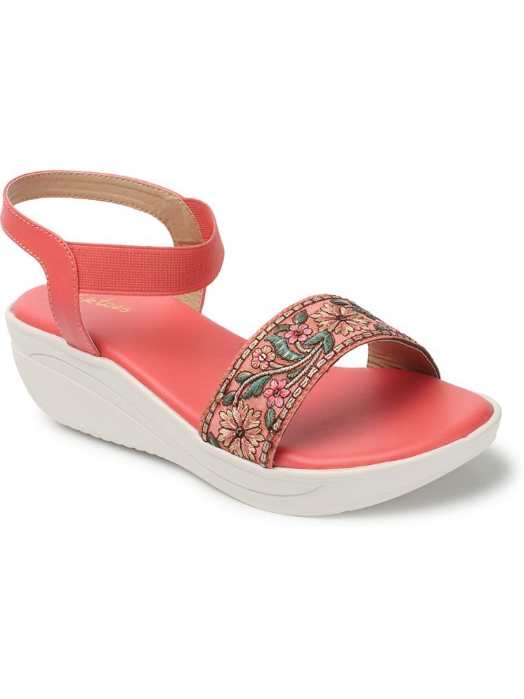     			Picktoes Pink Women's Sandal Heels