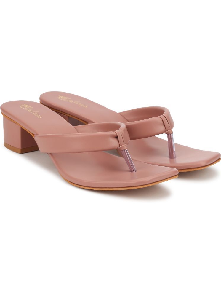     			Picktoes Pink Women's Sandal Heels