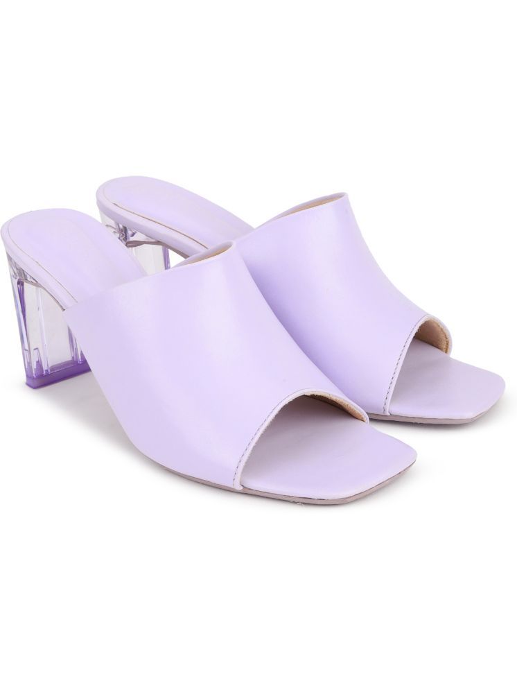     			Picktoes Purple Women's Sandal Heels