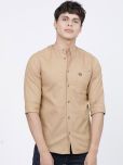 The Indian Garage Co Men Khaki Casual Shirt