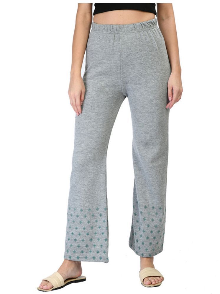     			IndiWeaves Pack of 1 Woollen Straight Women's Palazzos ( Grey )