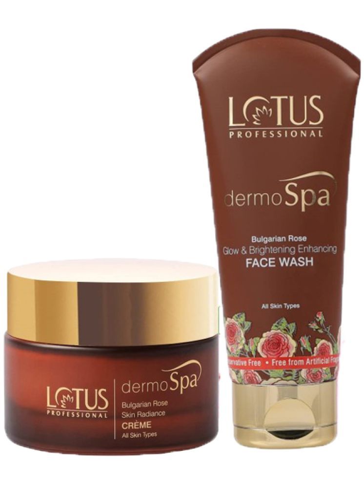     			Lotus Professional DermoSpa Bulgarian Rose Day Cream 50g , Face Wash 80g (Pack of 2)