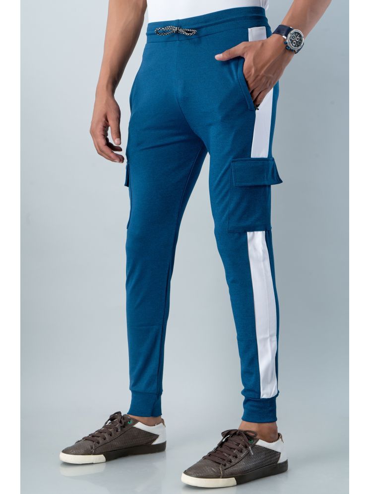     			STYLE ACCORD Blue Lycra Men's Trackpants ( Pack of 1 )