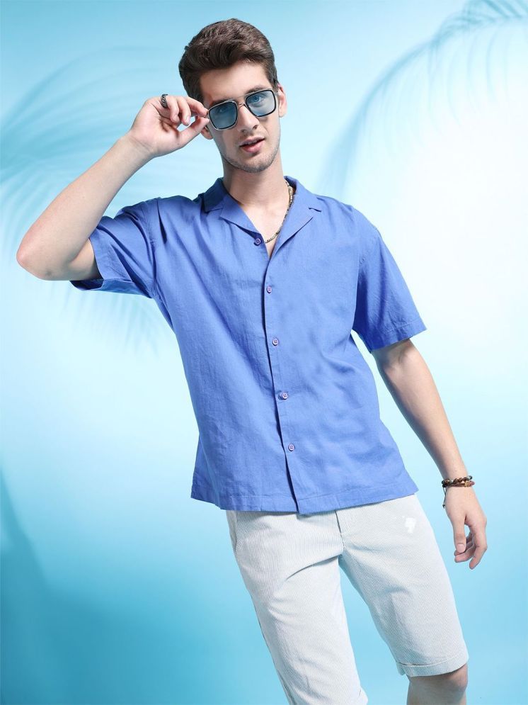     			The Indian Garage Co Relaxed Fit Drop-Shoulder Sleeves Casual Shirt