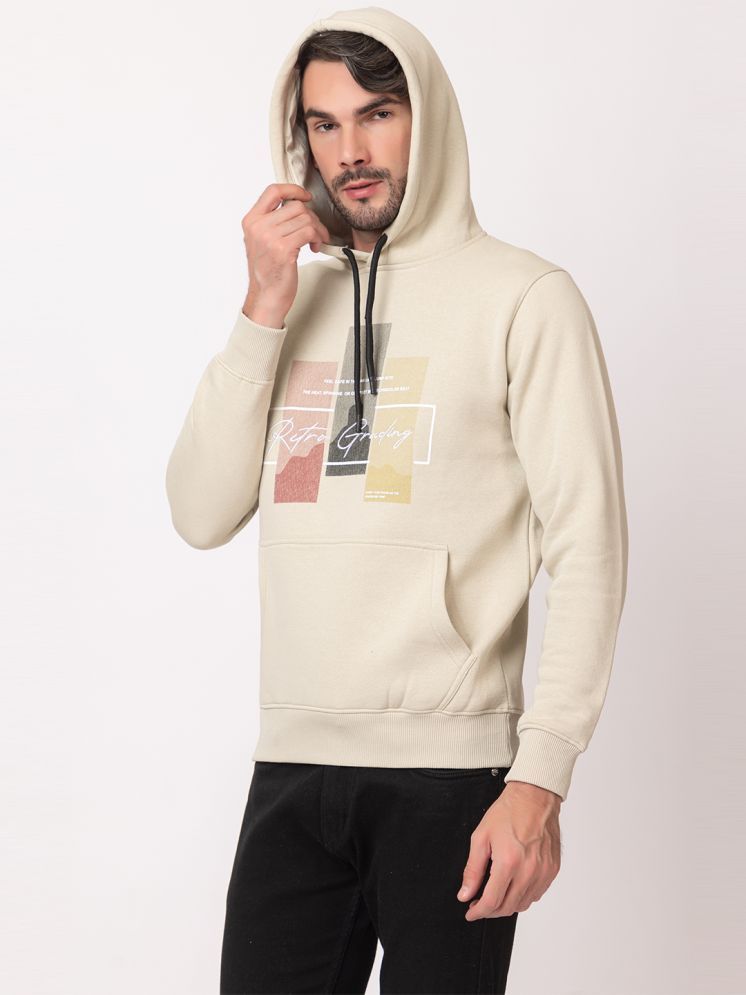     			ARIIX Cotton Blend Hooded Men's Sweatshirt - Cream ( Pack of 1 )