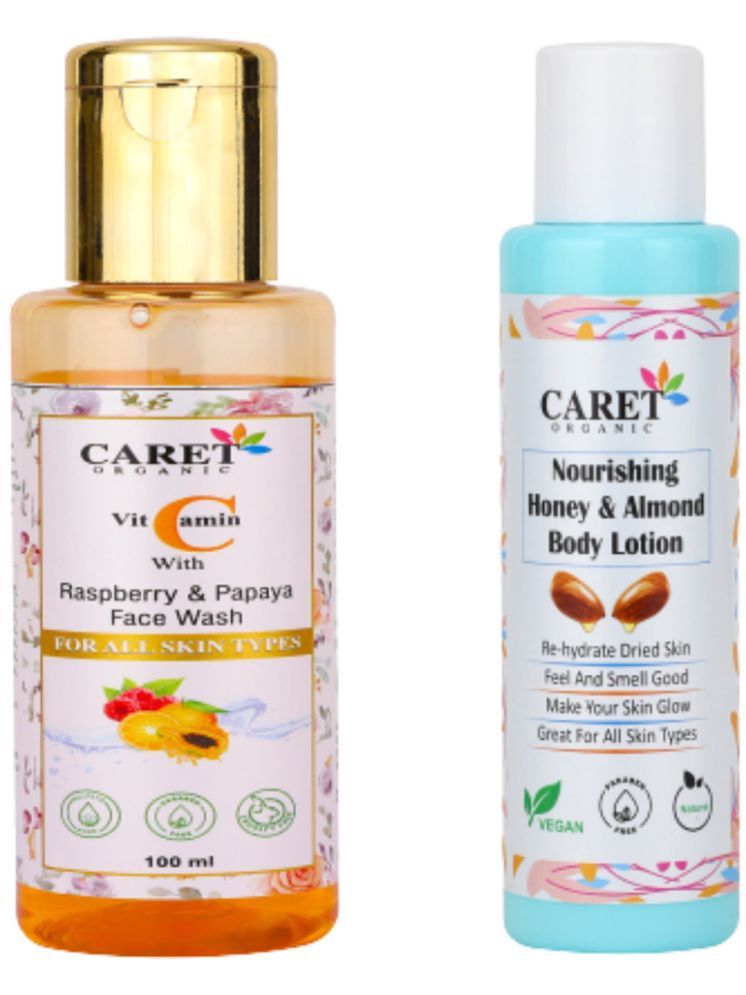     			Caret Organic - Lightening Face Wash For All Skin Type ( Pack of 2 )