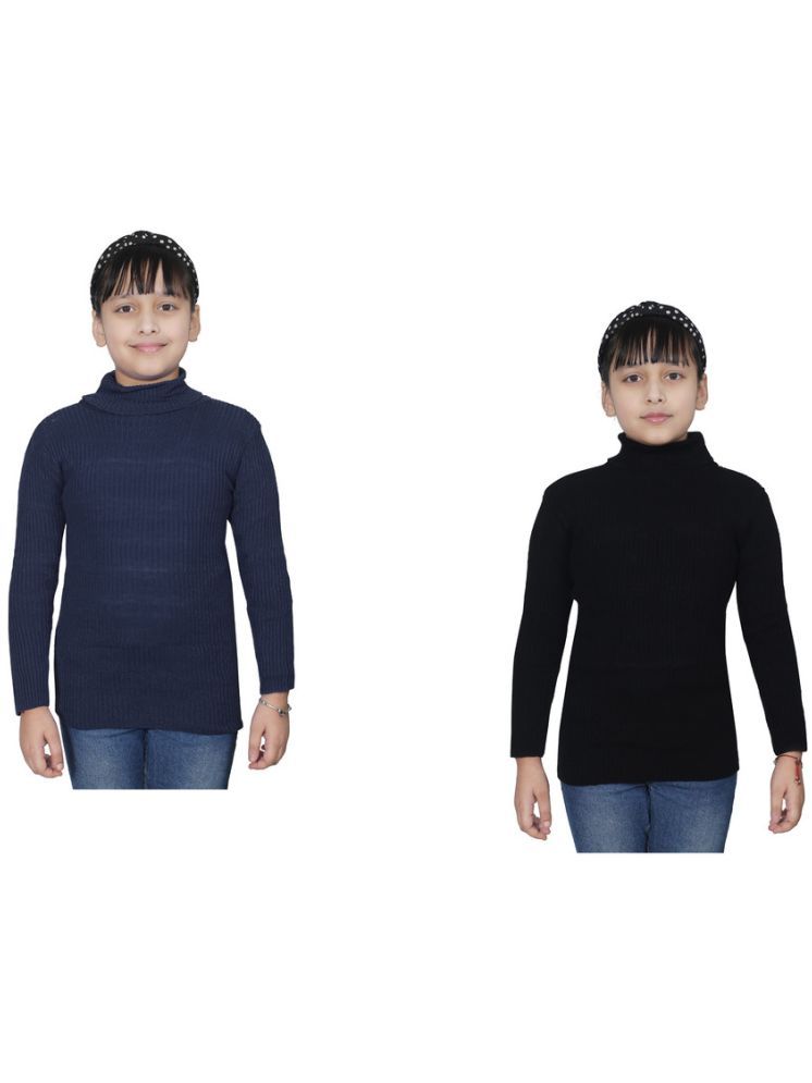     			IndiWeaves Pack of 2 Girls Wollen Pullover ( Multicolor 1 )