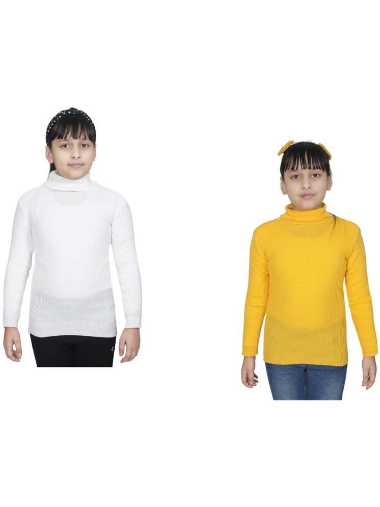     			IndiWeaves Pack of 2 Girls Wollen Pullover ( Multicolor 1 )