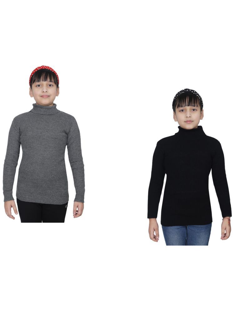     			IndiWeaves Pack of 2 Girls Wollen Pullover ( Multicolor 1 )