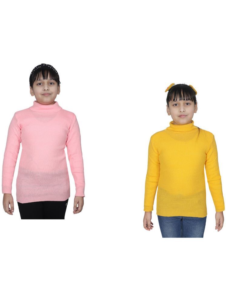     			IndiWeaves Pack of 2 Girls Wollen Pullover ( Multicolor 1 )