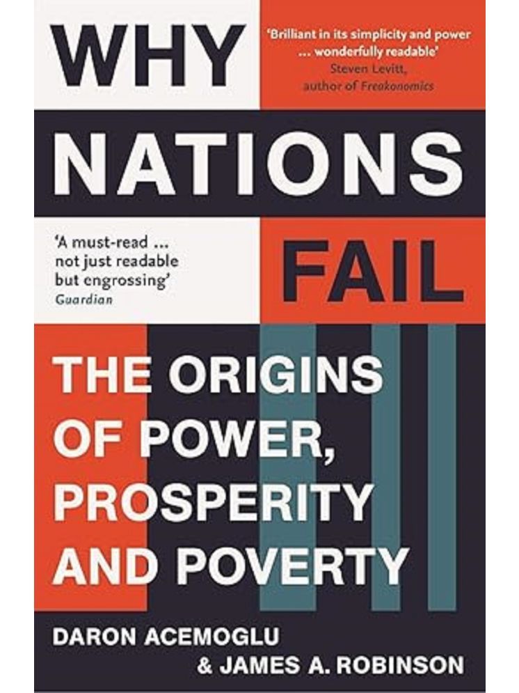     			WHY NATIONS FAIL: THE ORIGINS OF POWER, PROSPERITY AND POVERTY Paperback – 7 February 2013