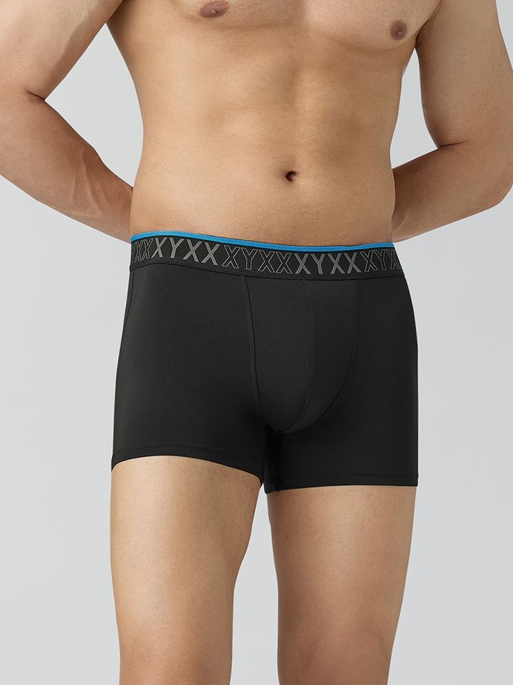     			XYXX Pack of 1 Nylon Trunks For Men's ( Black )