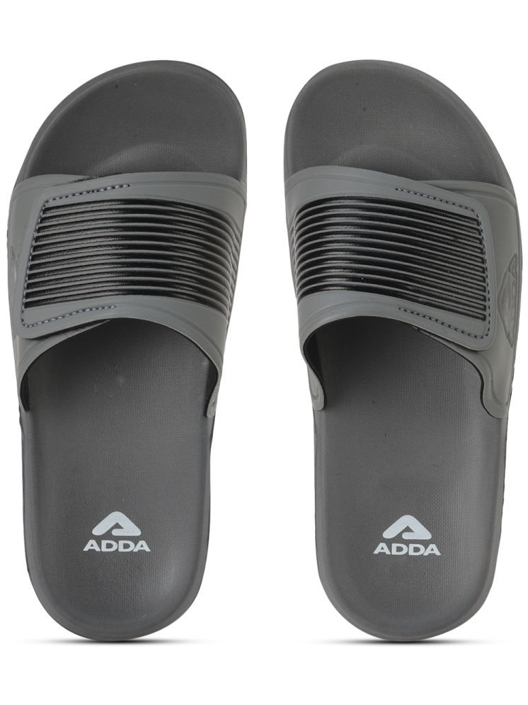     			Adda Grey Men's Slide Flip Flop