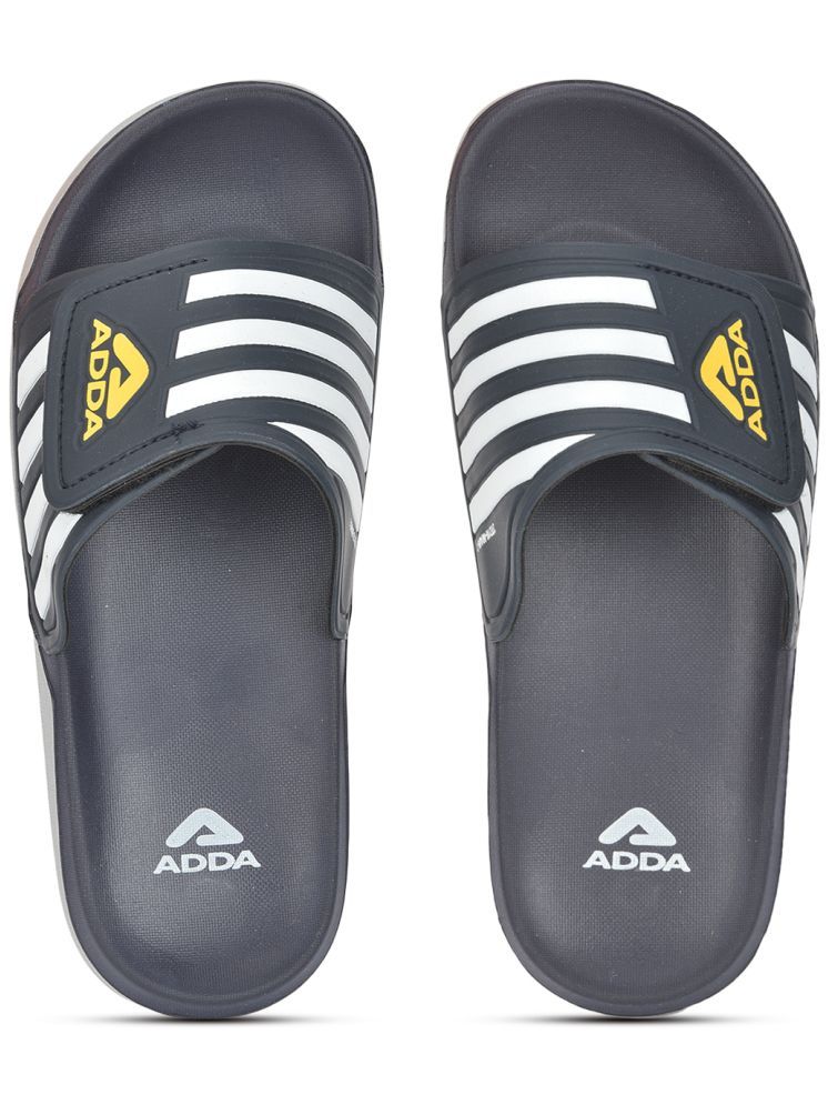     			Adda Navy Men's Slide Flip Flop