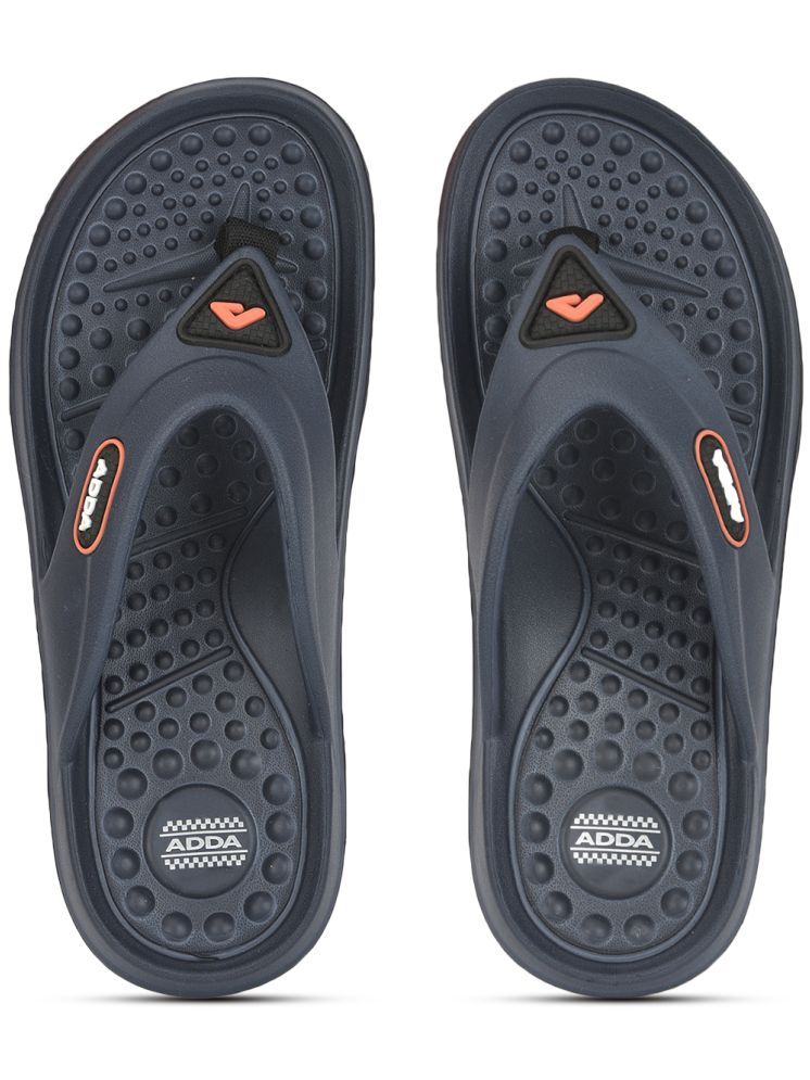     			Adda Navy Men's Thong Flip Flop