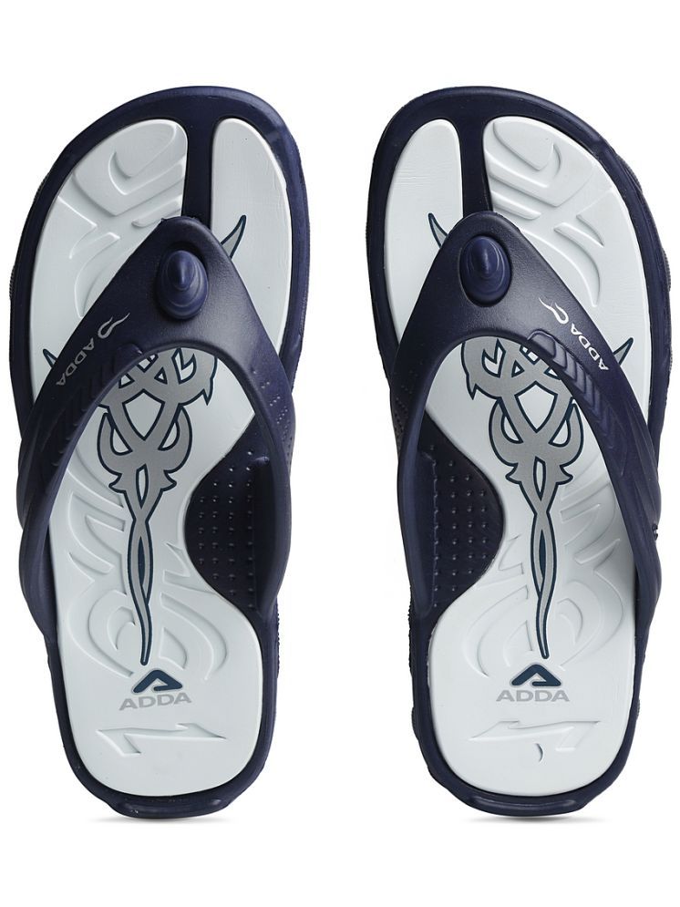     			Adda Navy Men's Thong Flip Flop