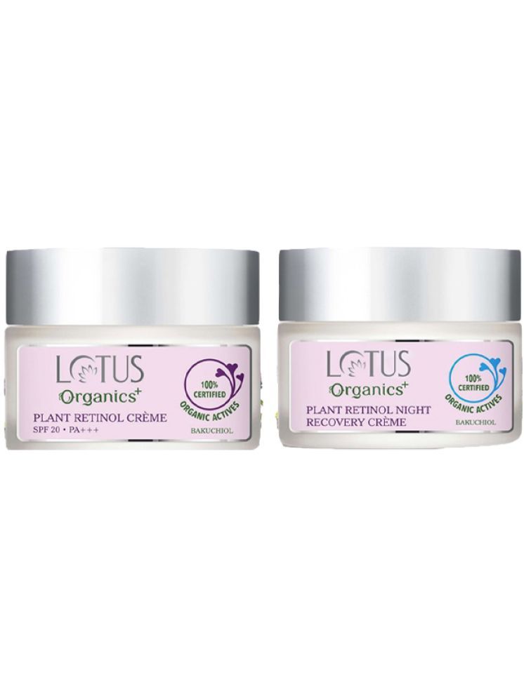     			Lotus Organics+ Bakuchiol Plant Retinol Day Cream 30g , Night Cream 30g (Pack of 2)