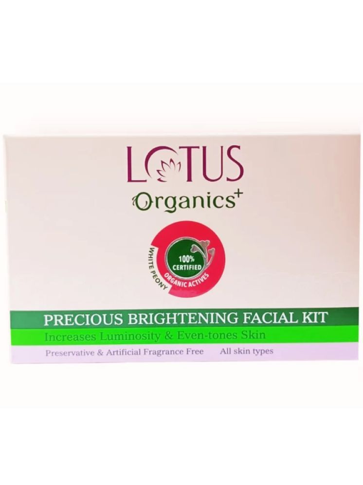     			Lotus Organics+ Precious Brightening Single Facial Kit 47g (Pack of 1)