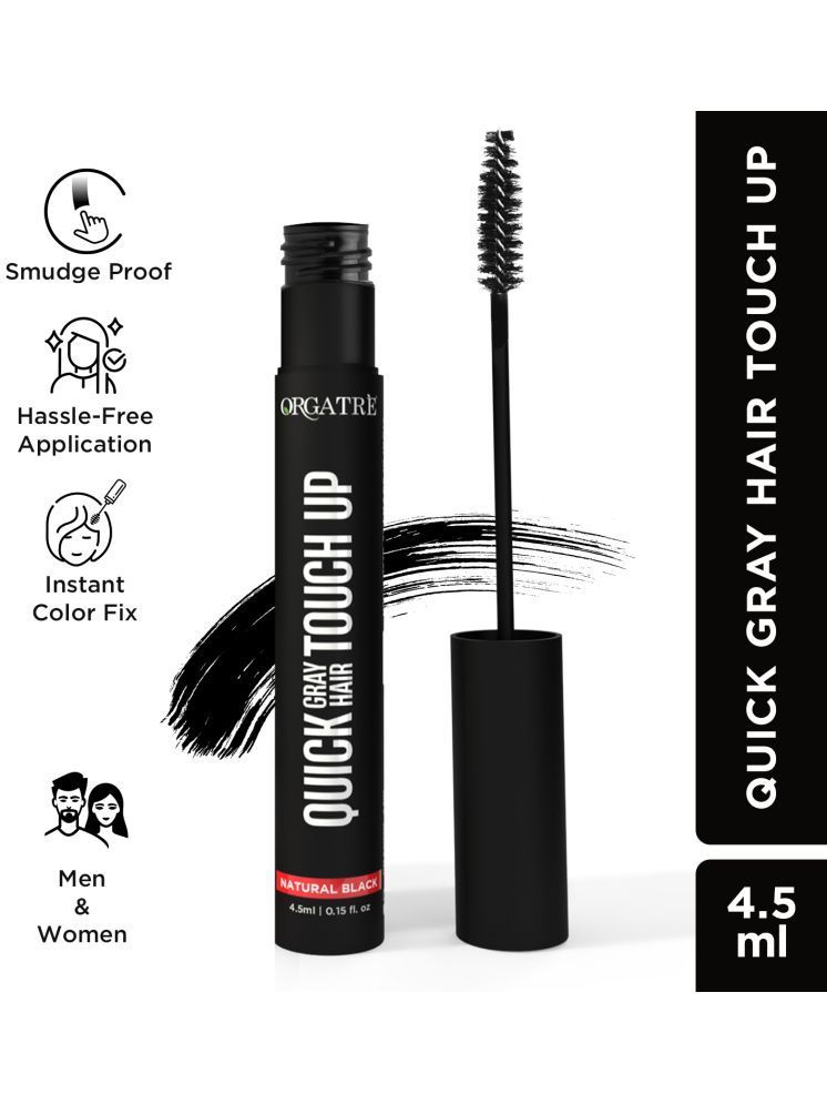     			ORGATRE Hair Touch Up Stick Cruelty Free Temporary Hair Color 4 mL Black