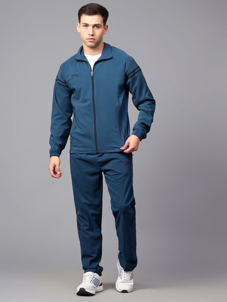     			Shiv Naresh BLUE Polyester Regular Fit Men's Tracksuit ( Pack of 1 )