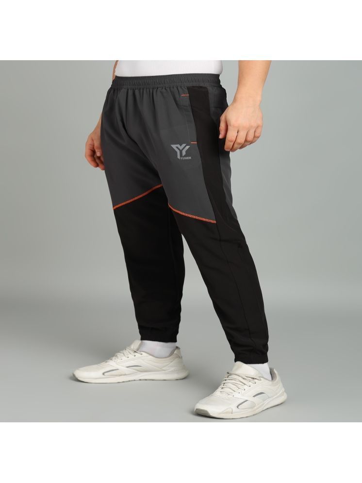     			YUNEK Grey Polyester Men's Trackpants ( Pack of 1 )