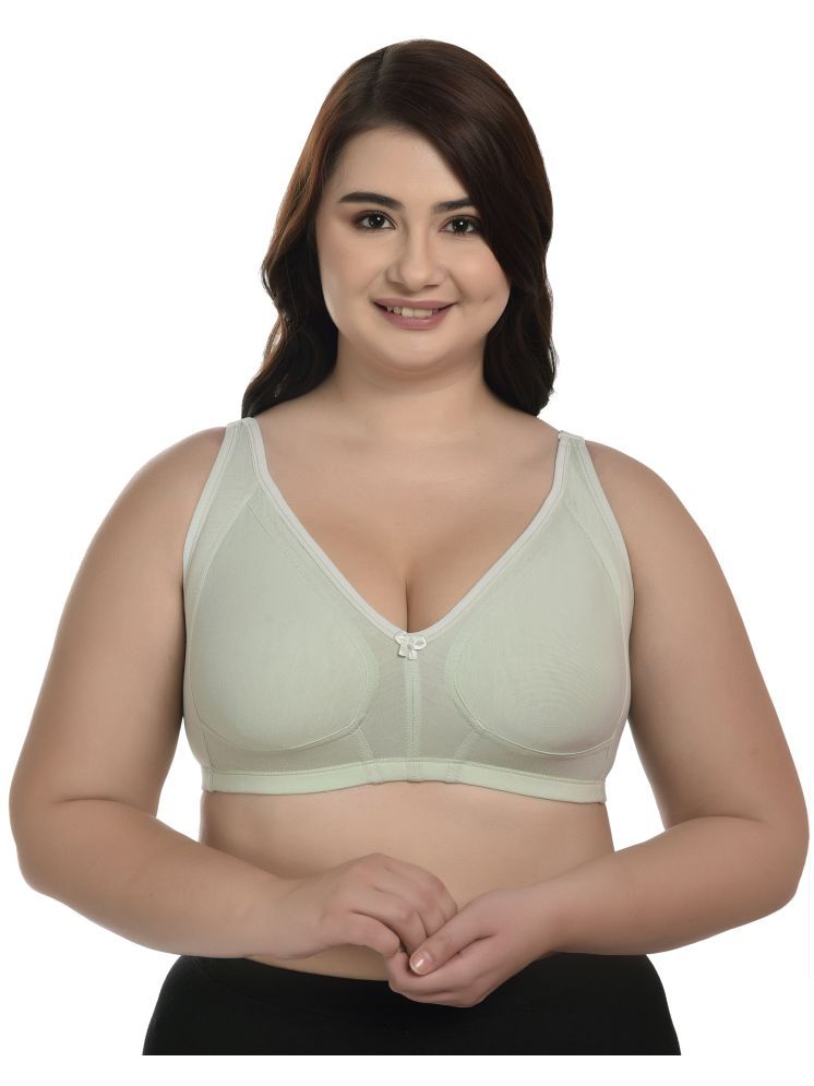     			Elina Pack of 1 Cotton Lightly Padded Minimizer Bra For Women ( Sea Green )