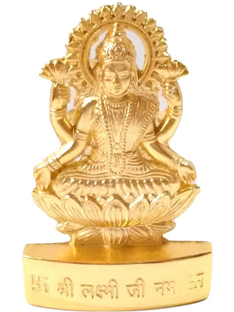     			Shri Astha Vinayak Brass Goddess Laxmi Idol ( 1 cm )