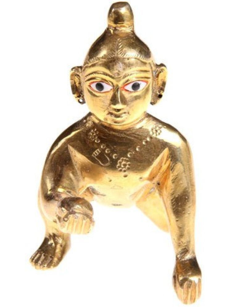     			Shri Astha Vinayak Brass Laddu Gopal Idol ( 14 cm )