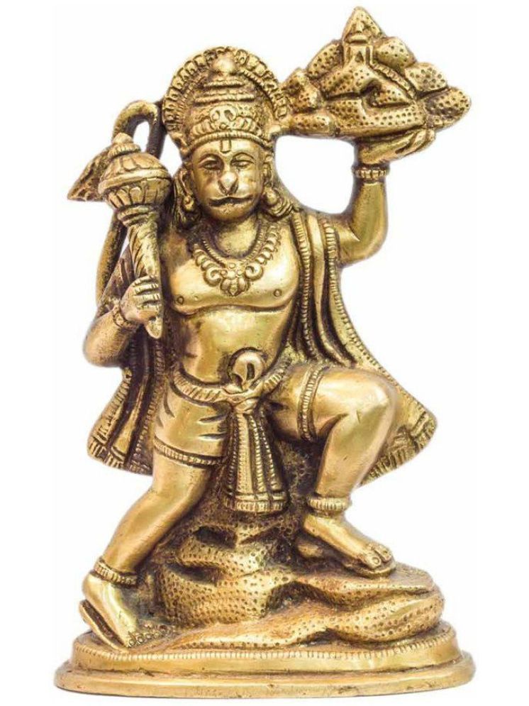     			Shri Astha Vinayak Brass Lord Hanuman Idol ( 17 cm )