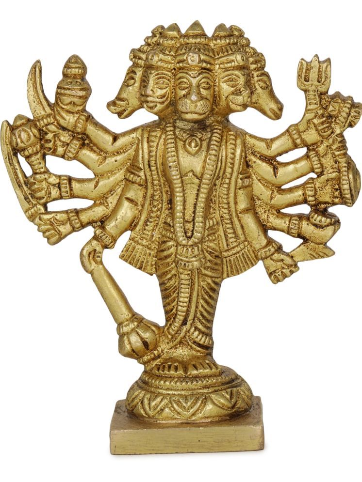     			Shri Astha Vinayak Brass Punchmukhi hanuman Idol ( 3.5 cm )