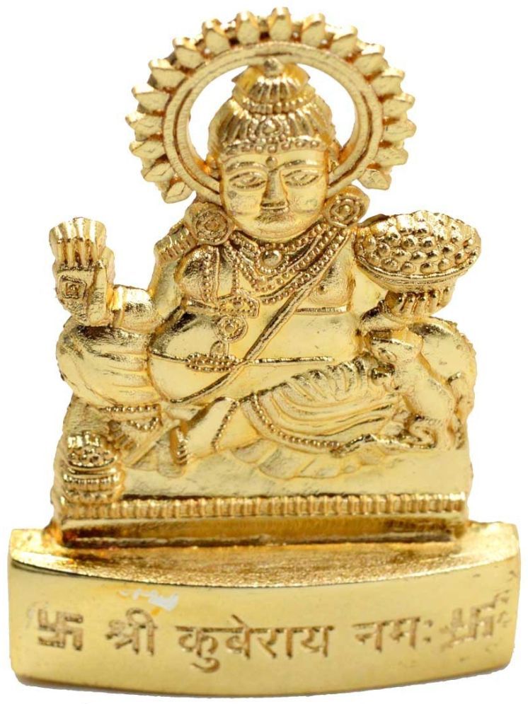     			Shri Astha Vinayak Silverplated Lord Kuber Idol ( 1 cm )