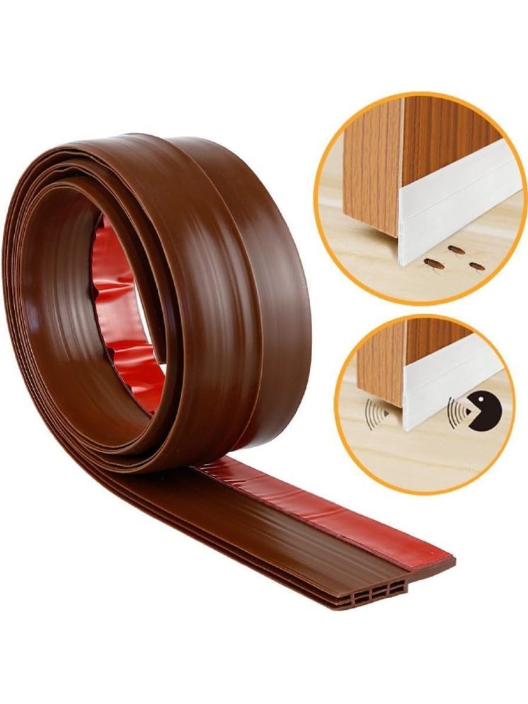     			Silicon Door Bottom Sealing Strip | Self Adhesive Door Gap Filler Rubber | Door Bottom Sealing Strip Guard | Protector from Cockroach, Insect, Bugs, Air & Dust