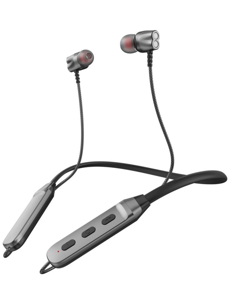     			Tecsox In-the-ear Bluetooth Headset with Upto 20h Talktime Deep Bass - Black