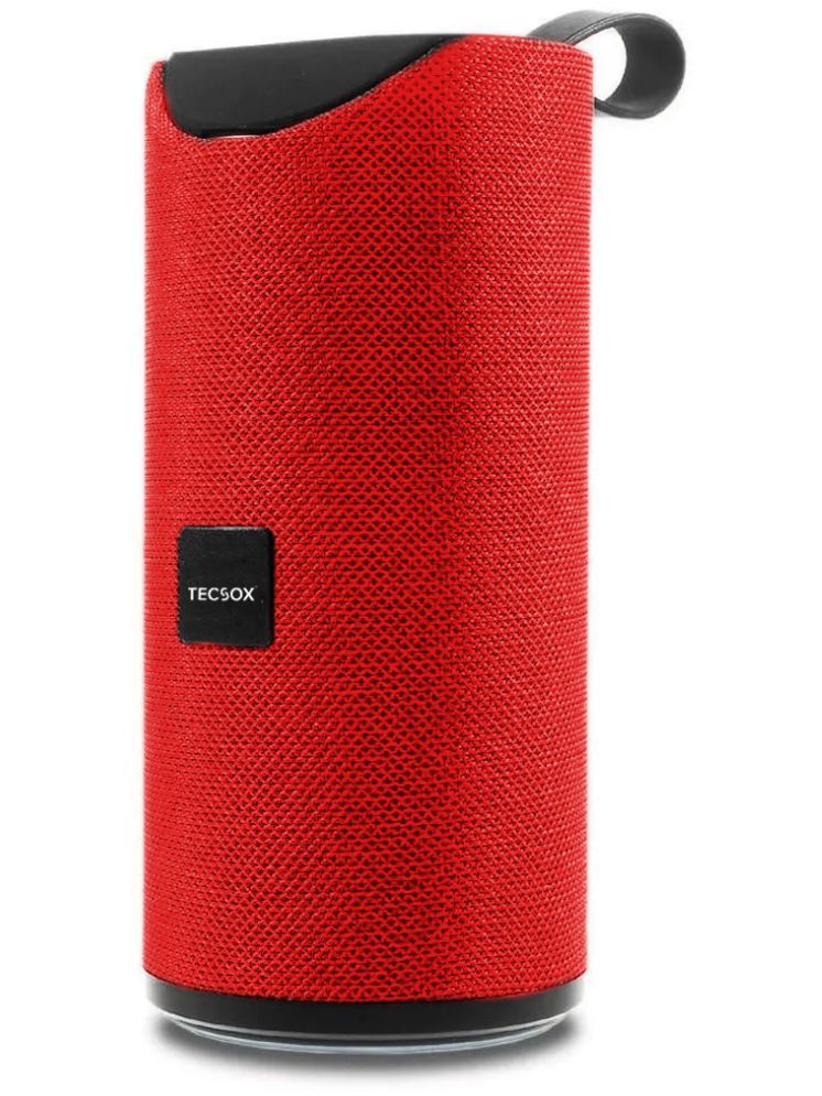     			Tecsox Stone 200 5 W Bluetooth Speaker Bluetooth v5.0 with 3D Bass Playback Time 6 hrs Red