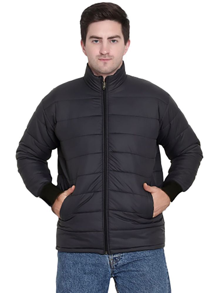     			code yellow Polyester Men's Puffer Jacket - Black ( Pack of 1 )