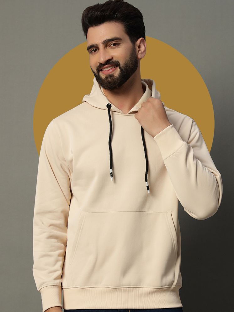     			stelvin Cotton Blend Hooded Men's Sweatshirt - Beige ( Pack of 1 )