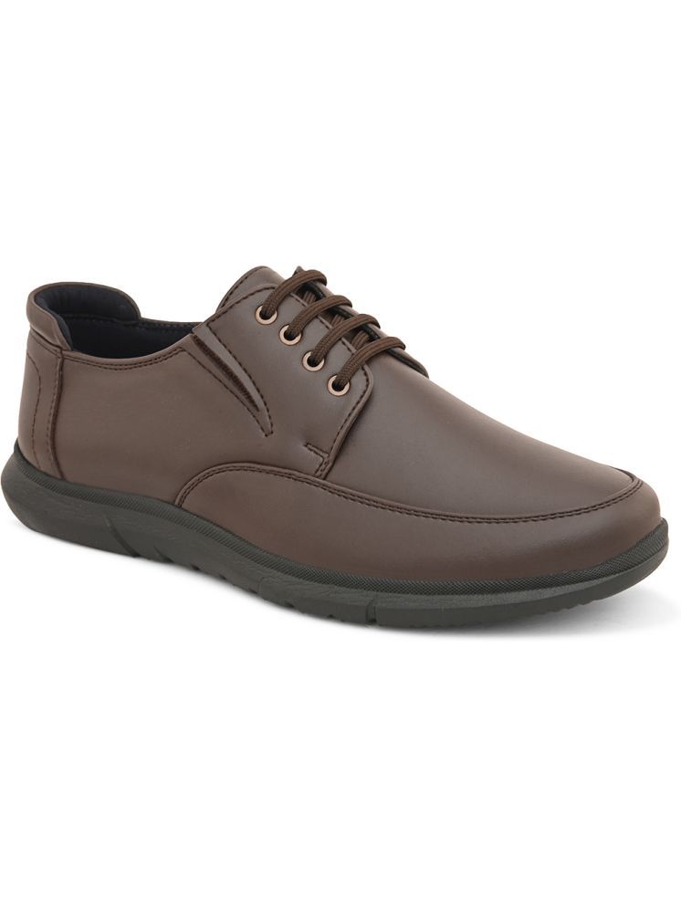     			Fentacia MEN CASUAL SHOES Brown Men's Lifestyle Shoes