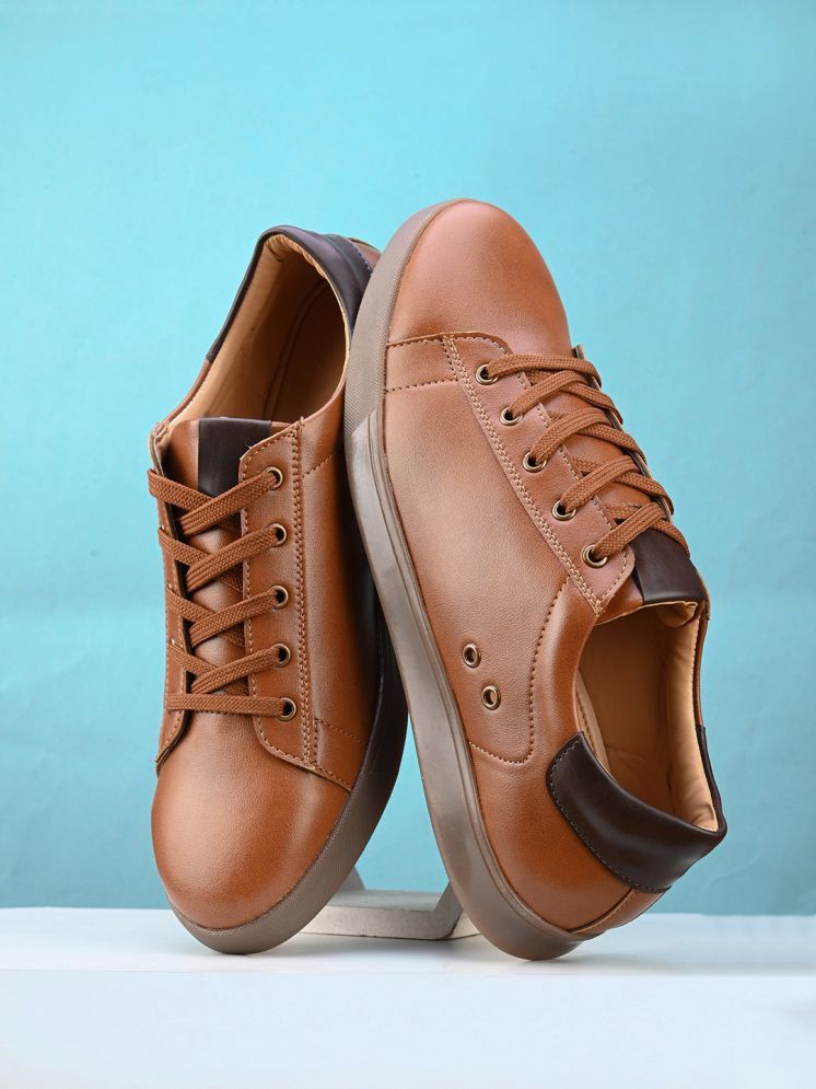     			Fentacia MEN CASUAL SHOES Tan Men's Lifestyle Shoes